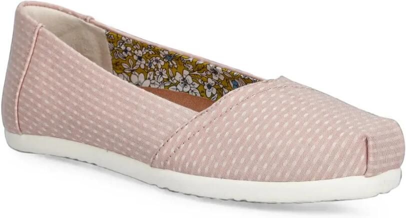 Toms Alpargata slip-on ballerina's met stippen Roze - Foto 2