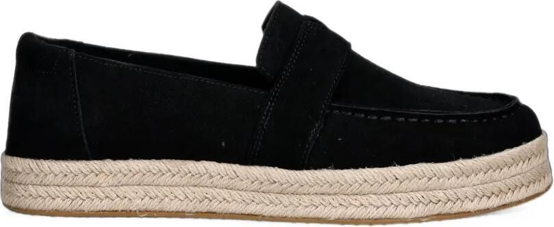 Toms Blakely espadrilles met plateauzool Zwart