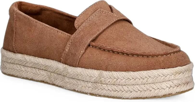 Toms Blakely suède espadrilles met plateauzool Bruin - Foto 3