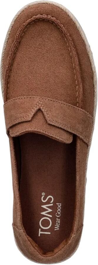 Toms Blakely suède espadrilles met plateauzool Bruin - Foto 4
