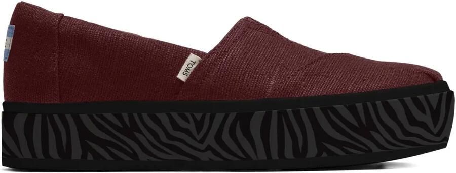 Toms Boardwalk "Red Black" sneakers Rood