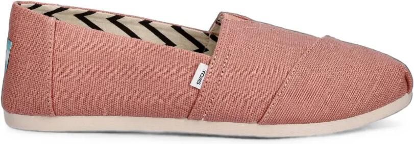 Toms Canvas slip-on ballerina's Roze