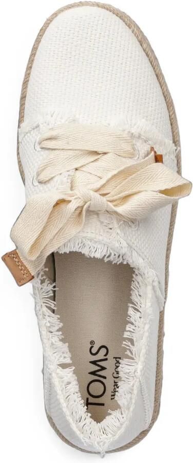 Toms Carolina espadrilles met franje Wit