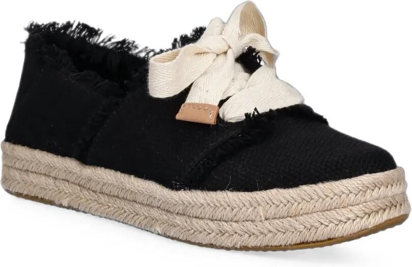 Toms Carolina espadrilles met franje Zwart - Foto 3