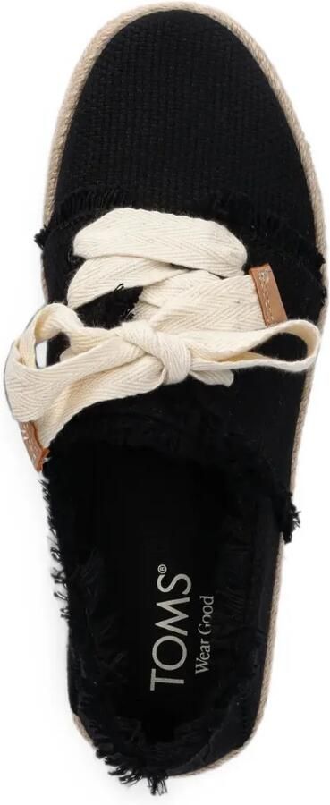 Toms Carolina espadrilles met franje Zwart - Foto 4
