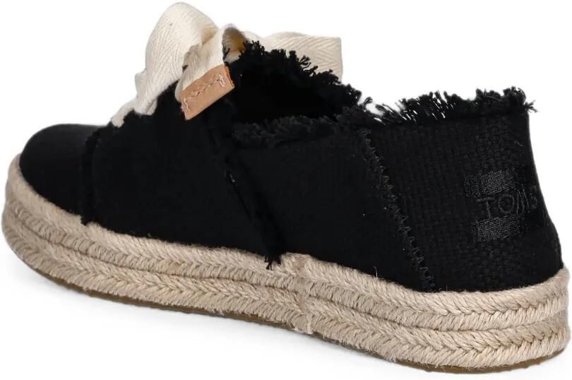 Toms Carolina espadrilles met franje Zwart - Foto 2