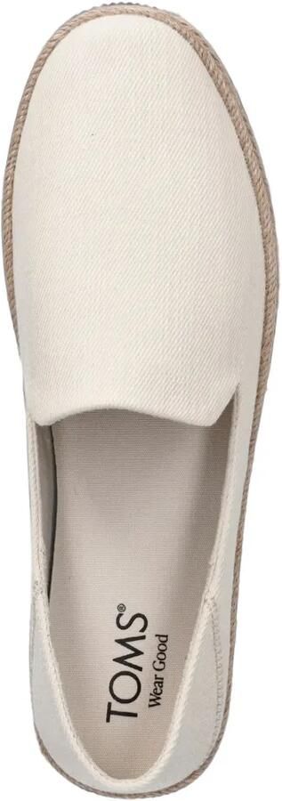 Toms Carolina espadrilles met gevlochten zool Beige