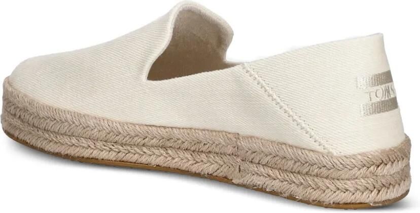 Toms Carolina espadrilles met gevlochten zool Beige - Foto 2