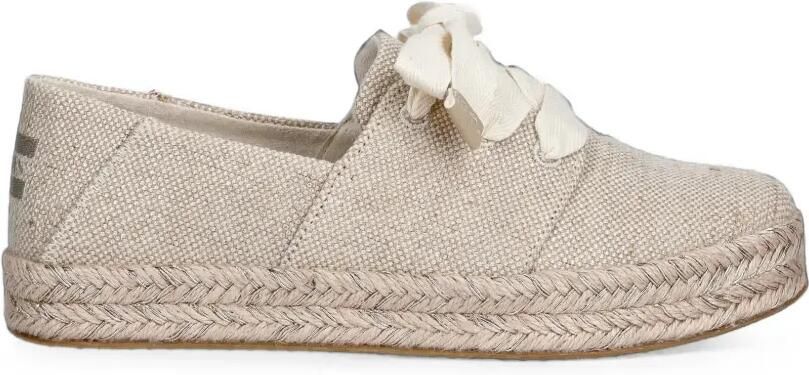 Toms Carolina espadrilles met veters Beige