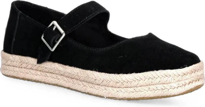 Toms Carolina Mary Jane espadrilles met plateauzool en gespbandje Zwart - Foto 3