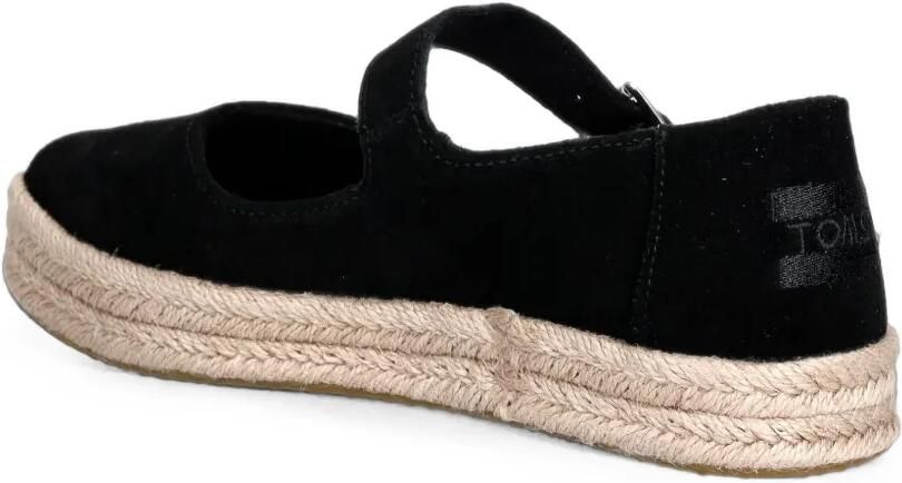 Toms Carolina Mary Jane espadrilles met plateauzool en gespbandje Zwart - Foto 2
