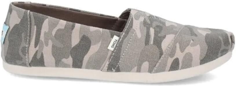 Toms Espadrilles met camouflageprint Grijs