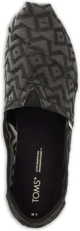 Toms Espadrilles met geometrische print Zwart - Foto 3