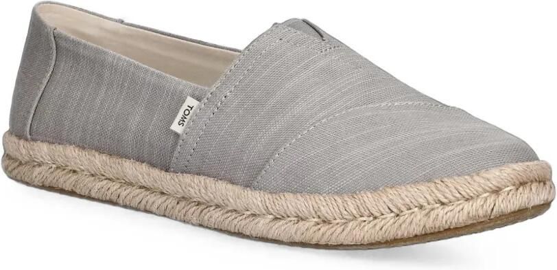 Toms Espadrilles met gevlochten zool Grijs - Foto 2