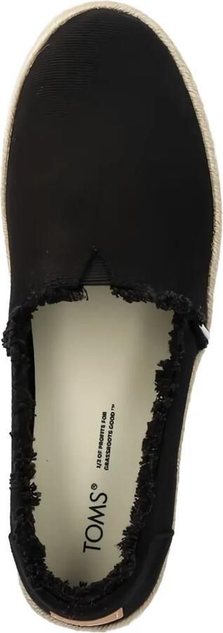 Toms Espadrilles met plateauzool en franje Zwart - Foto 4