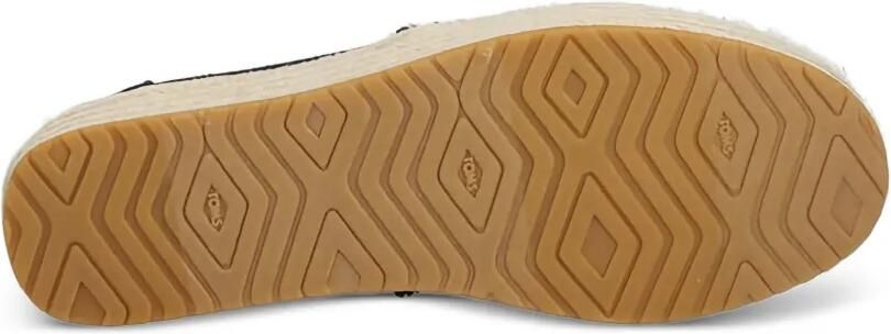 Toms Espadrilles met plateauzool en franje Zwart - Foto 5