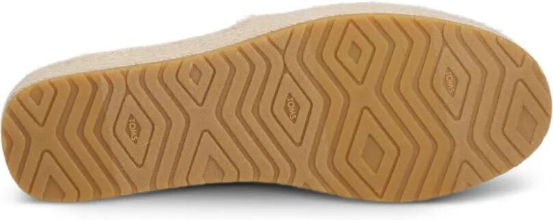 Toms Espadrilles met plateauzool en gerafelde rand Wit - Foto 4
