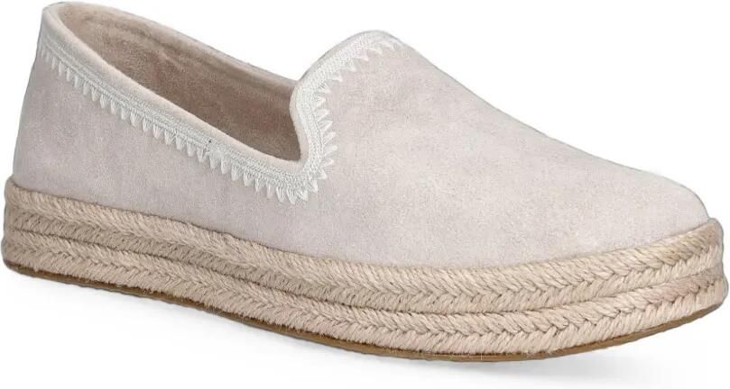 Toms Espadrilles met stiksels en plateauzool Beige - Foto 2