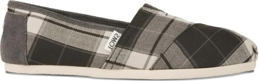 Toms Geruite espadrilles Grijs