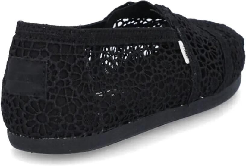Toms Platte gehaakte espadrilles Zwart - Foto 2