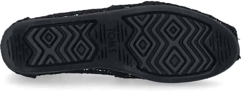 Toms Platte gehaakte espadrilles Zwart - Foto 5