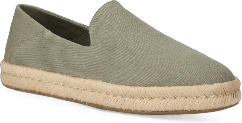 Toms Santiago espadrilles met gevlochten zool Grijs