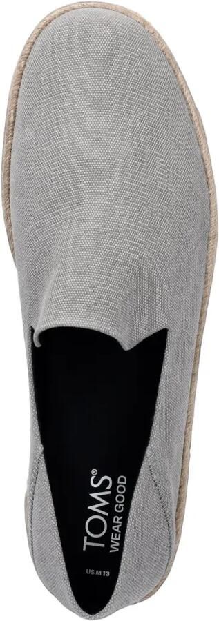 Toms Santiago slip-on gevlochten espadrilles Grijs