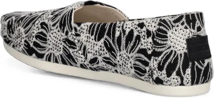 Toms Sneakers met geborduurde bloemen Zwart - Foto 3
