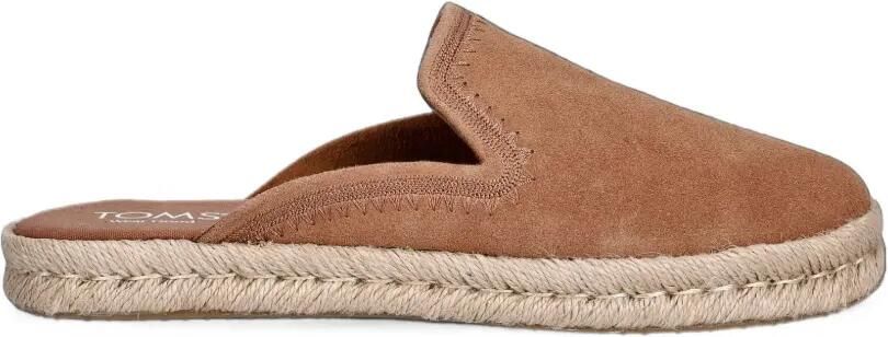 Toms Suède espadrilles Bruin