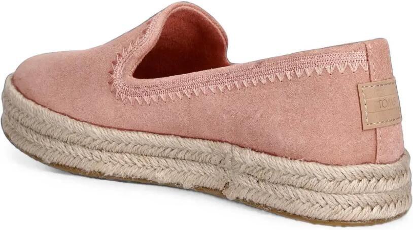 Toms Suède espadrilles Roze - Foto 4