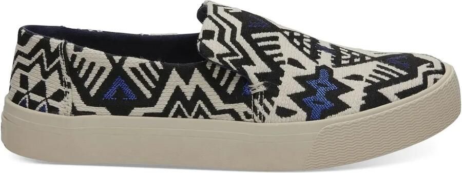 Toms Sunset slip-on sneakers met geometrisch patroon Beige