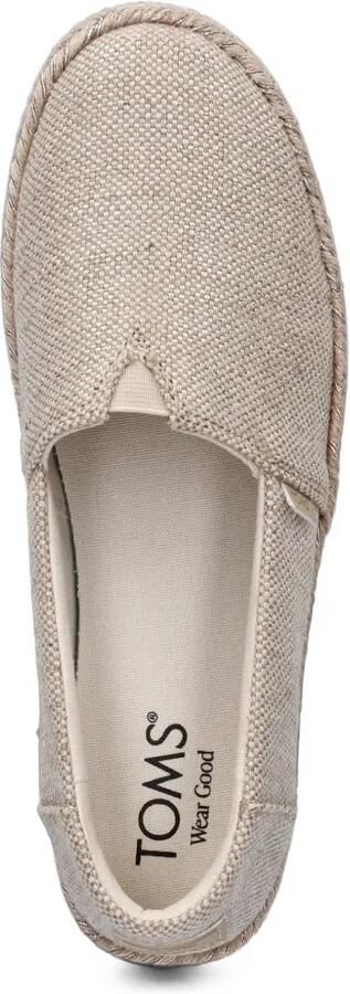 Toms Valencia espadrilles met plateauzool Beige - Foto 3