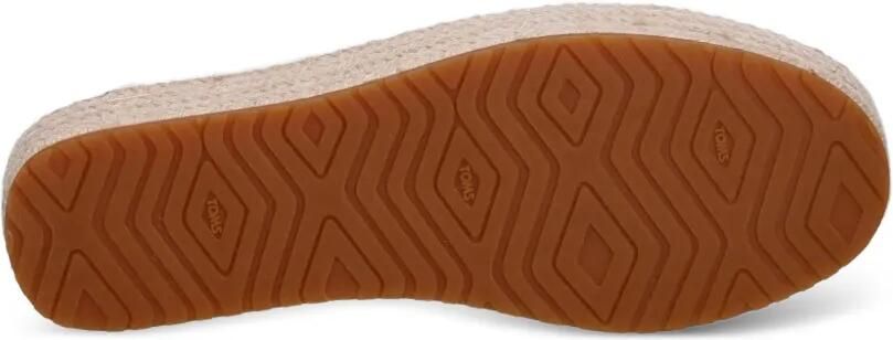 Toms Valencia sneakers met plateauzool en gevlochten zool Wit - Foto 5