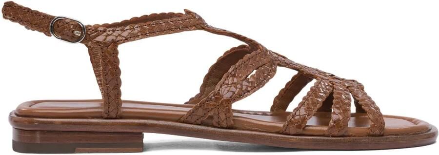 Toni Pons Boemia sandalen van gevlochten leer Bruin