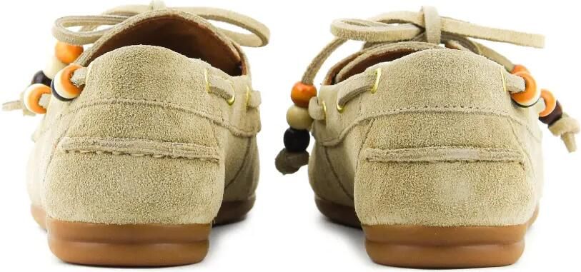 TORAL SHOES Anahi bootschoenen met franje en kralen Beige - Foto 4
