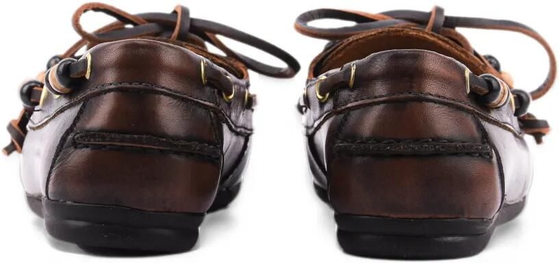 TORAL SHOES Anahi fringed beaded loafers Bruin - Foto 3