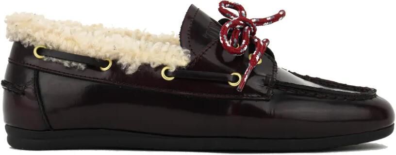 TORAL SHOES Bootschoenen met glanzende afwerking Rood