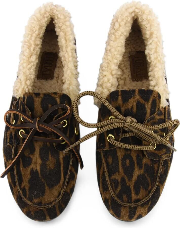 TORAL SHOES Bootschoenen met luipaard-print Bruin - Foto 2