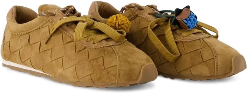 TORAL SHOES Erin geweven sneakers Bruin - Foto 5