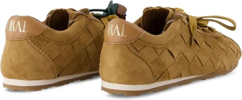 TORAL SHOES Erin geweven sneakers Bruin - Foto 4