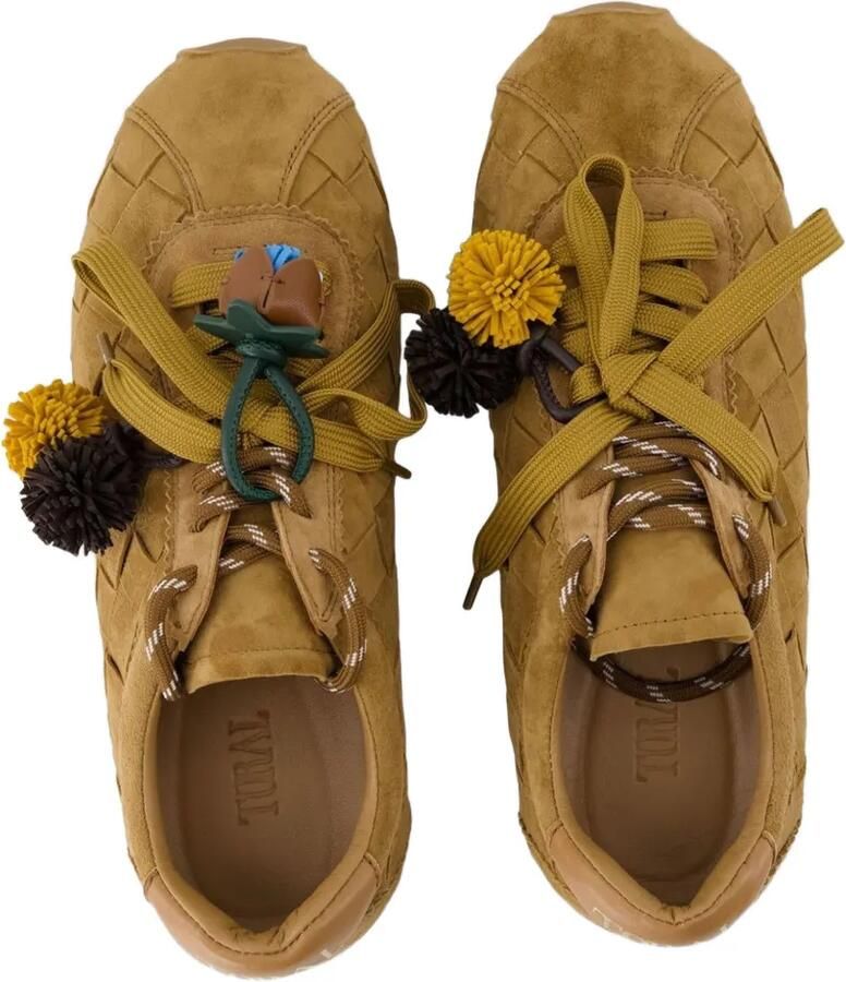 TORAL SHOES Erin geweven sneakers Bruin - Foto 2