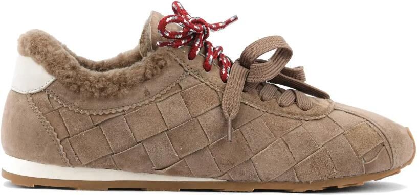 TORAL SHOES Erin Mouton low-top sneakers Beige