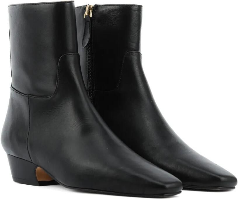 TORAL SHOES Irene enkellaarzen met vierkante neus Zwart - Foto 5