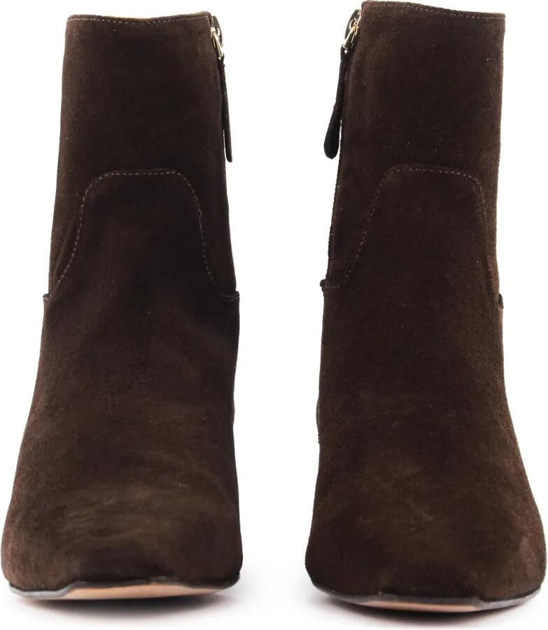 TORAL SHOES Irene suède enkellaarzen Bruin - Foto 2