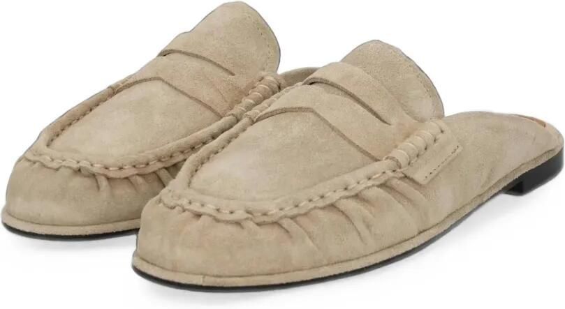TORAL SHOES Khalo suède muiltjes Beige - Foto 2
