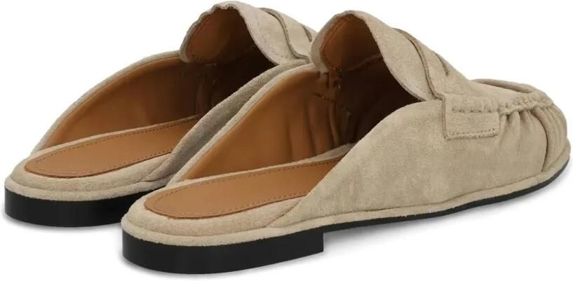 TORAL SHOES Khalo suède muiltjes Beige - Foto 3