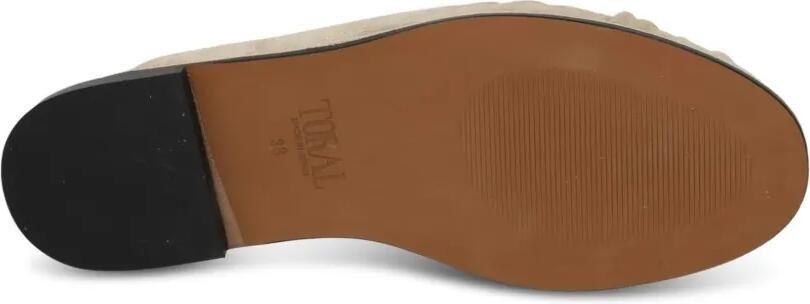 TORAL SHOES Khalo suède muiltjes Beige - Foto 4