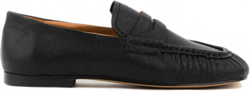 TORAL SHOES Leren loafers Zwart