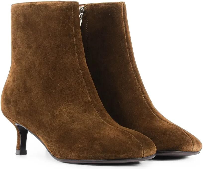 TORAL SHOES Maggie suède enkellaarzen Bruin - Foto 5