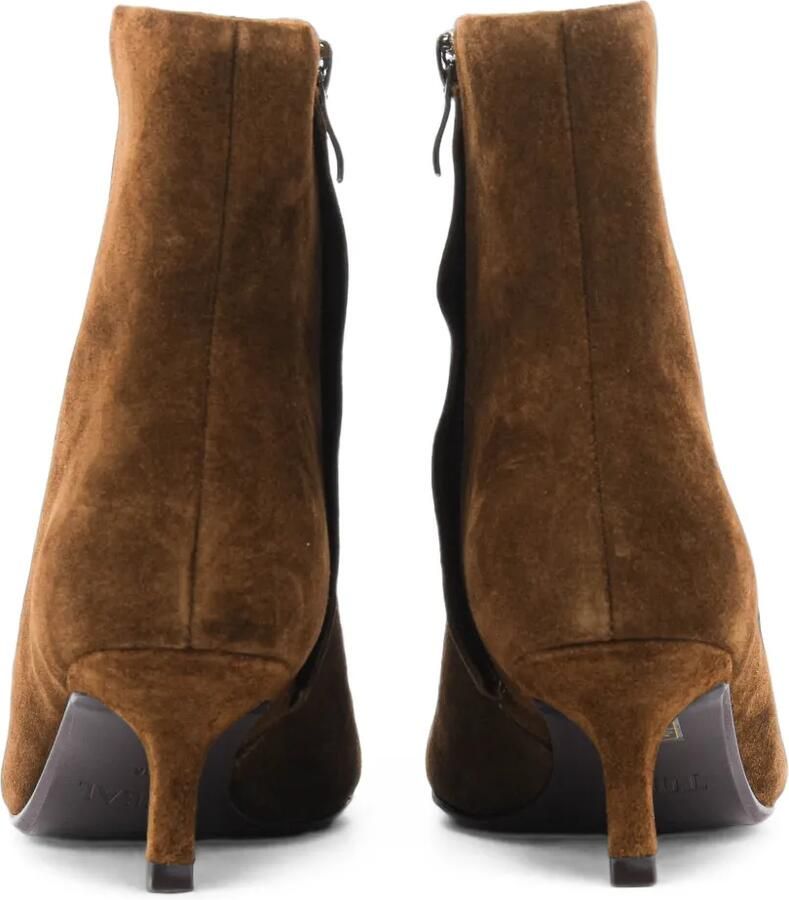 TORAL SHOES Maggie suède enkellaarzen Bruin - Foto 3